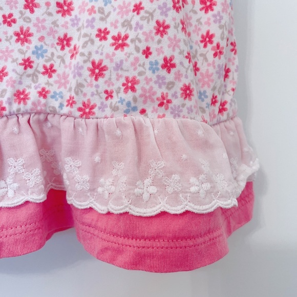 Mikihouse toddler girl's floral top - Picture 3 of 6